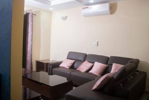 Гостиная зона в Kadoued Furnished Apartment 2 Bedroom