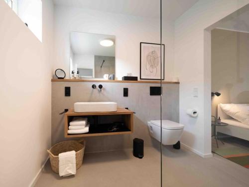 Koupelna v ubytování Harlepadd 3c Modern retreat