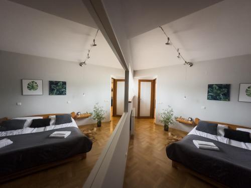 Postel nebo postele na pokoji v ubytování Viva Maria Pod Smrekami