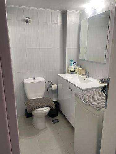 Koupelna v ubytování IRIS Apartment