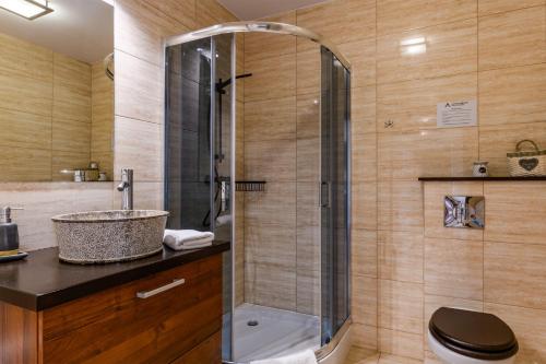 Koupelna v ubytování Apartament Stonehaven