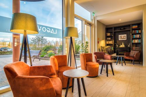 Χώρος καθιστικού στο Lagovida Das Ferienresort Am Störmthaler See