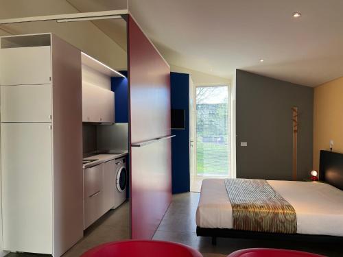 Ein Bett oder Betten in einem Zimmer der Unterkunft Sacramora