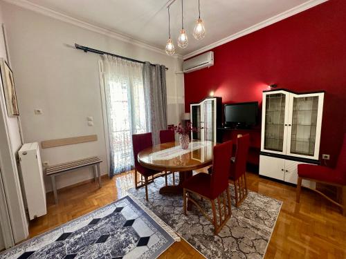 Kuchyňa alebo kuchynka v ubytovaní Bratis House Athens