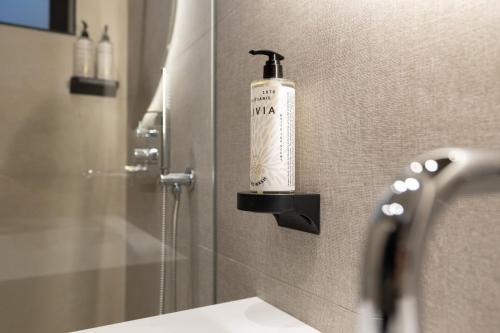 Koupelna v ubytování Hotel Beke