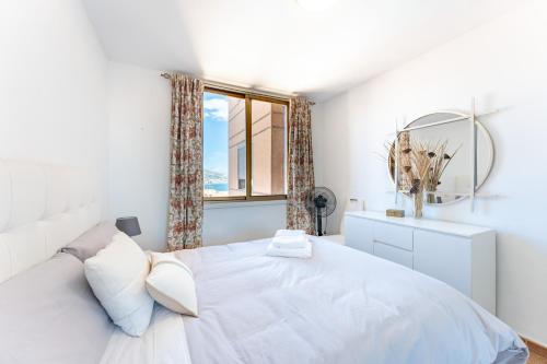 Postel nebo postele na pokoji v ubytování Apartamento Mar