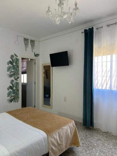 Ліжко або ліжка в номері Apartamento Mas y Prat nº 19 Ecija