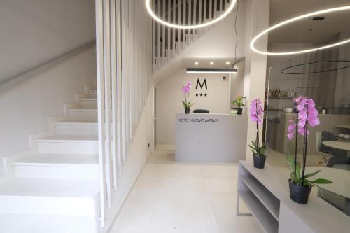 Koupelna v ubytování Hotel Nuovo Metrò