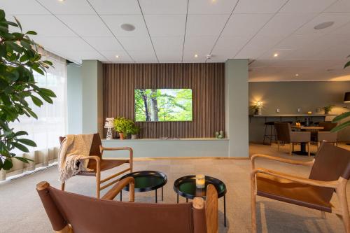 Zona de estar de Spar Hotel Gårda