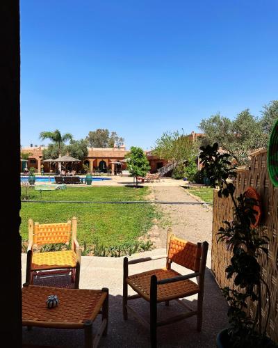 Jardín al aire libre en Palais Riad Berbère