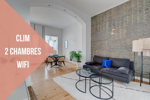 Bleu Klein - climatisation, wifi, calme