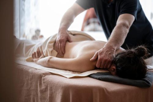 Spa dan/atau kemudahan kesihatan lain di Paramount Alma Suites Sexten