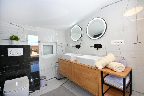 Koupelna v ubytování Apartments Radeljić