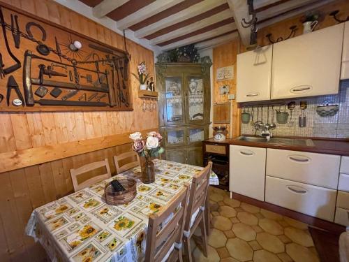 Кухня або міні-кухня у Trassilico Casa vacanze montagne verdi in Garfagnana Toscana Lucca