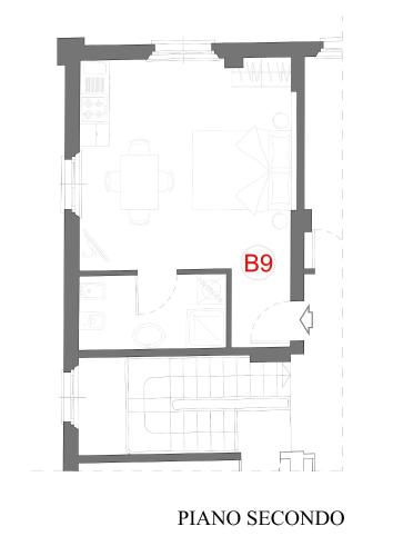 Pelan lantai bagi Residence Antico Borgo