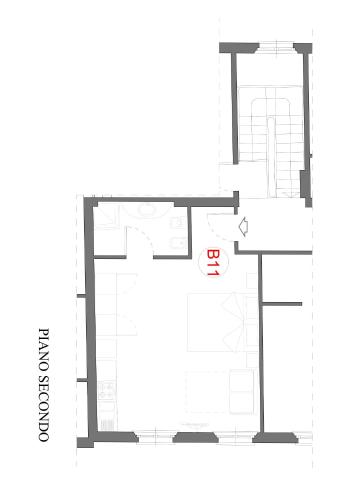 Pelan lantai bagi Residence Antico Borgo