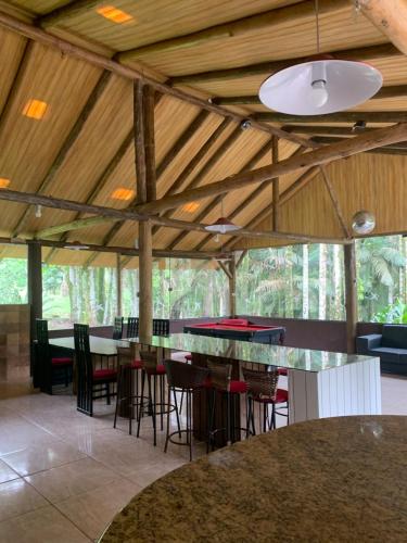 Restoran atau tempat lain untuk makan di Recanto Águas do Quiriri