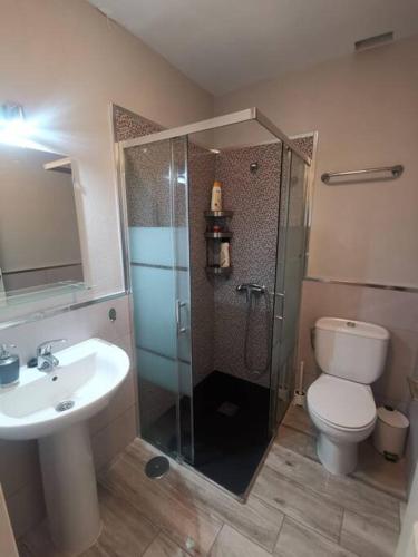 Et badeværelse på Casa nieves