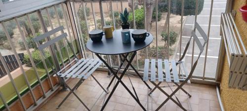 Μπαλκόνι ή βεράντα στο Appartement "La perle d'eau"