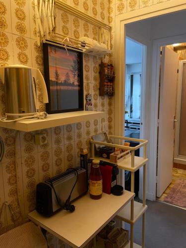 Kuchyňa alebo kuchynka v ubytovaní Big apartment with terrace & central location