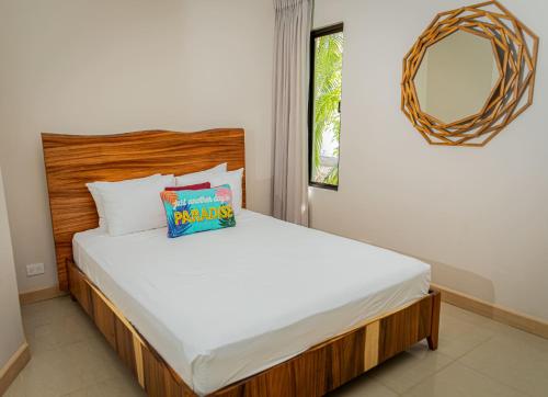 Krevet ili kreveti u jedinici u okviru objekta Paraiso Natural At Playa Hermosa
