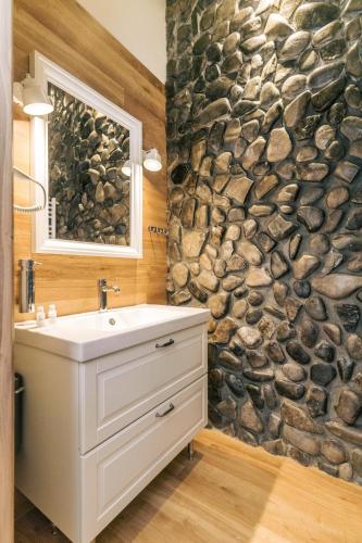 Koupelna v ubytování Sztygarka Hetmańska Resort Solina