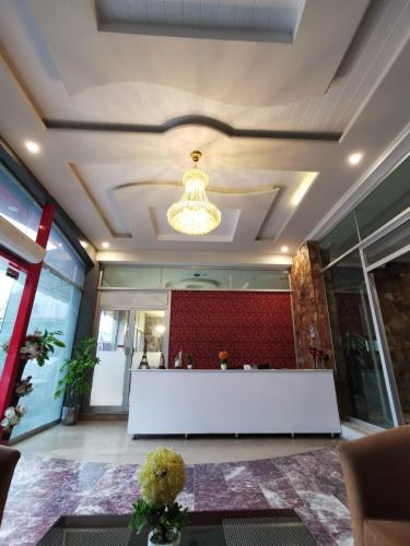Posezení v ubytování Triple One Hotel Suites