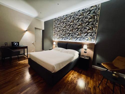 Giường trong phòng chung tại La Fontana Luxury Apartment