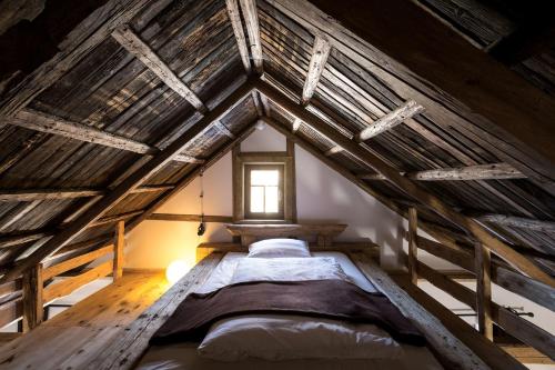 Postel nebo postele na pokoji v ubytování Berghütte Vogtland