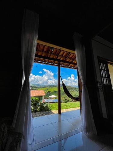 Landskap semula jadi dekat dengan rumah percutian