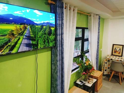 TV a/nebo společenská místnost v ubytování GBU Loboc River Guesthouse