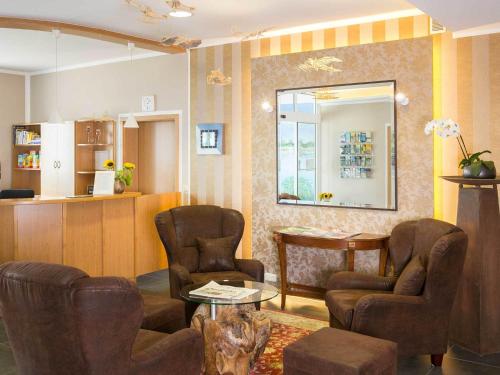 Hotel Pommernlandにあるシーティングエリア