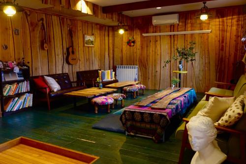 Posezení v ubytování Lodge Mondo