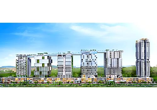 Nespecifikovaný výhled na destinaci Cyberjaya nebo výhled na město při pohledu z apartmánu