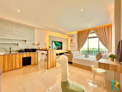 Dapur atau dapur kecil di KSL Residence 2 by RR JBcity