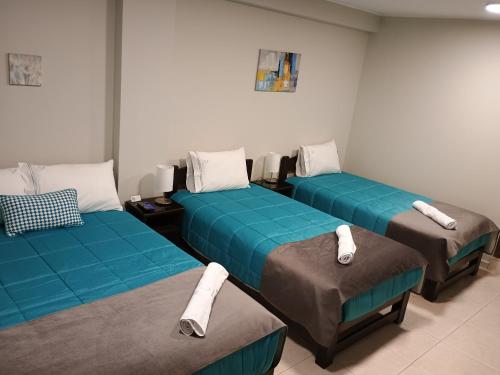 Postel nebo postele na pokoji v ubytování Vianca Hotel