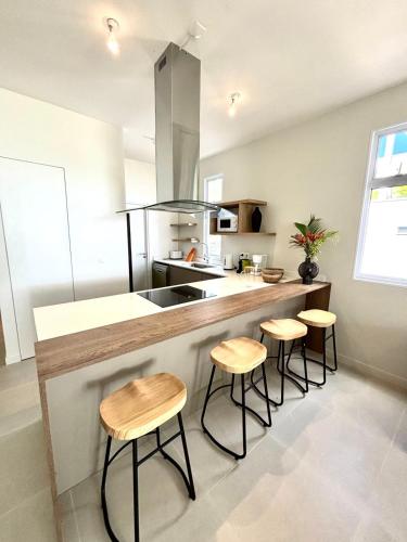 GAIA Lodge seasideにあるキッチンまたは簡易キッチン