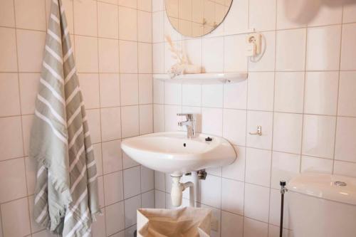 Koupelna v ubytování Vakantiehuisje Pluk 2 personen Zeezand Recreatie
