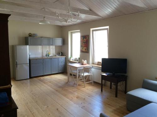 Kuchyň nebo kuchyňský kout v ubytování Igo Apartment Townhall
