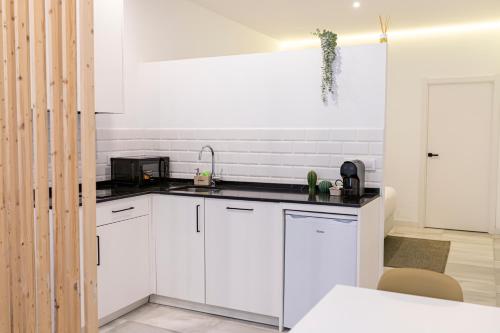 Una cocina o zona de cocina en Resolana Suites