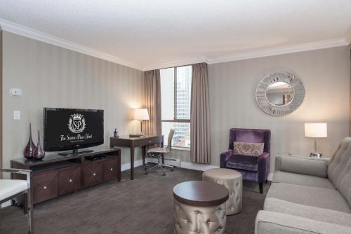 Χώρος καθιστικού στο La Grande Residence at the Sutton Place Hotel