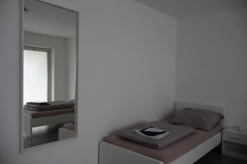 Кът за сядане в Hirsch24- Apartment -6 Betten