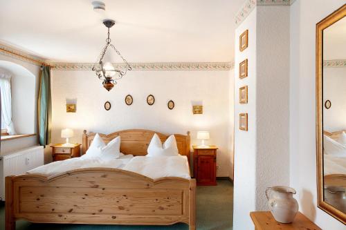 Krevet ili kreveti u jedinici u objektu Gästehaus Marianne - Ferienwohnung