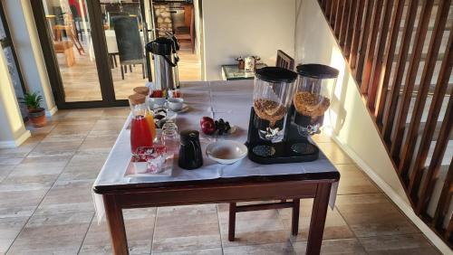 Comida en la casa de huéspedes o alrededores