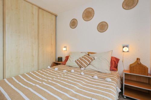 Letto o letti in una camera di charme logement piscine terrasse