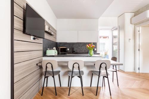 Küche/Küchenzeile in der Unterkunft Residence Moretti Piano Terra