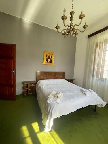 Katil atau katil-katil dalam bilik di La tua casa a due passi dal mare