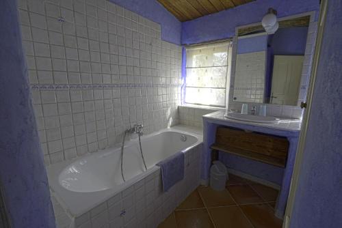 Ένα μπάνιο στο Domaine de la Blaque - B&B