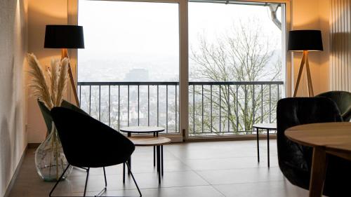 Χώρος καθιστικού στο Si-View Doppelzimmer mit Balkon Zimmer 1 - Hotel