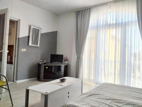 TV a/nebo společenská místnost v ubytování Cosy Apartment in Vir with Mountain View, 35 m²